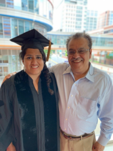 Akriti and her dad
